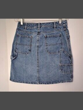 Faded Glory Vintage Y2K 2000 Carpenter Skirt Missy 10